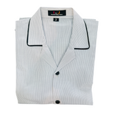 Black Stripes Cotton Night Suit